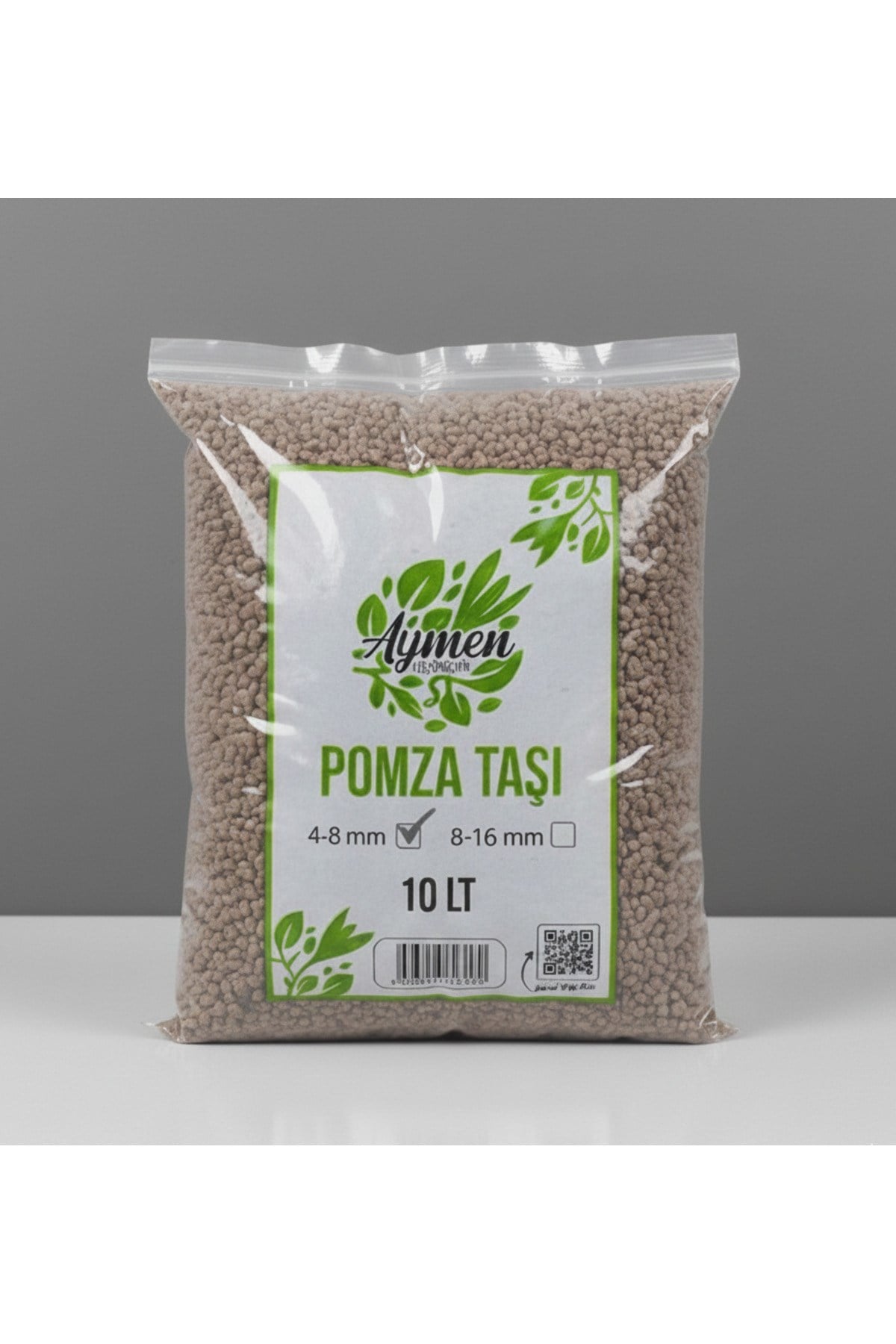 10 Litre 4-8 mm Ponza Taşı - Tarım Pomzası 10 Lt Paket - Volkanik Ponza Taşı