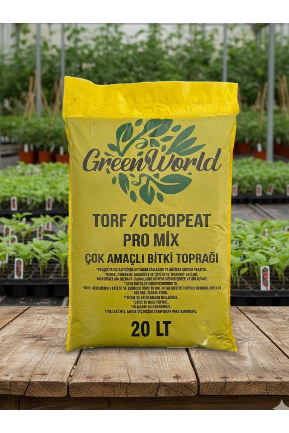 20 Litre Ithal Çok Amaçlı Bitki Toprağı Torf Cocopeat Ponza Taşı - Kokopit Özel Karışım Saksı Harcı