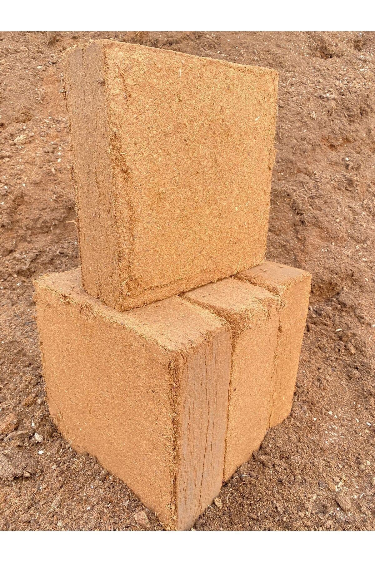 4 Adet 240 - 260 Lt Sıkıştırılmış Hindistan Cevizi Torfu - Ithal Blok Organik Cocopeat Kokopit