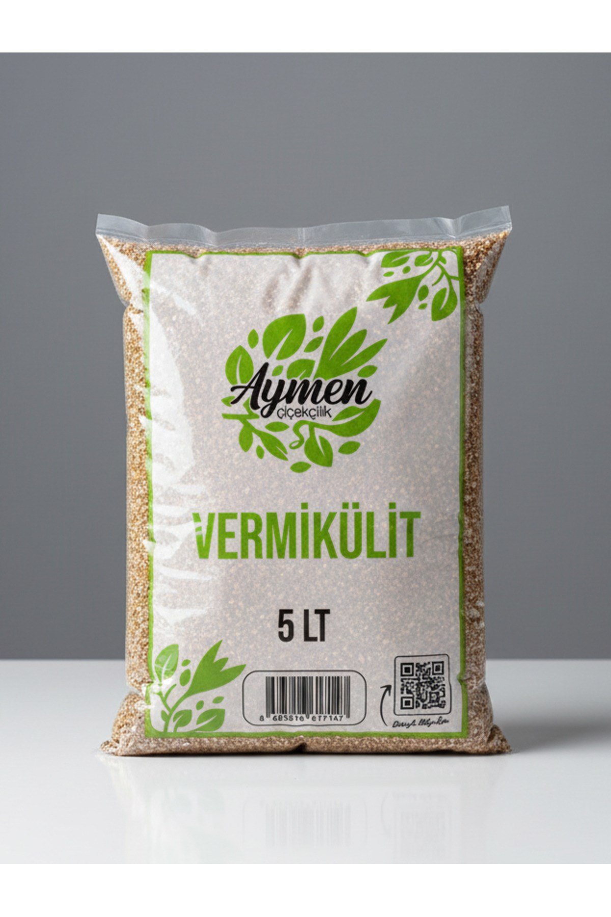 Tarımsal Vermikülit 5 Litre Fine Boy - Toprak Ve Torf Düzenleyici Doğal Maden - Tohum Çimlendirme