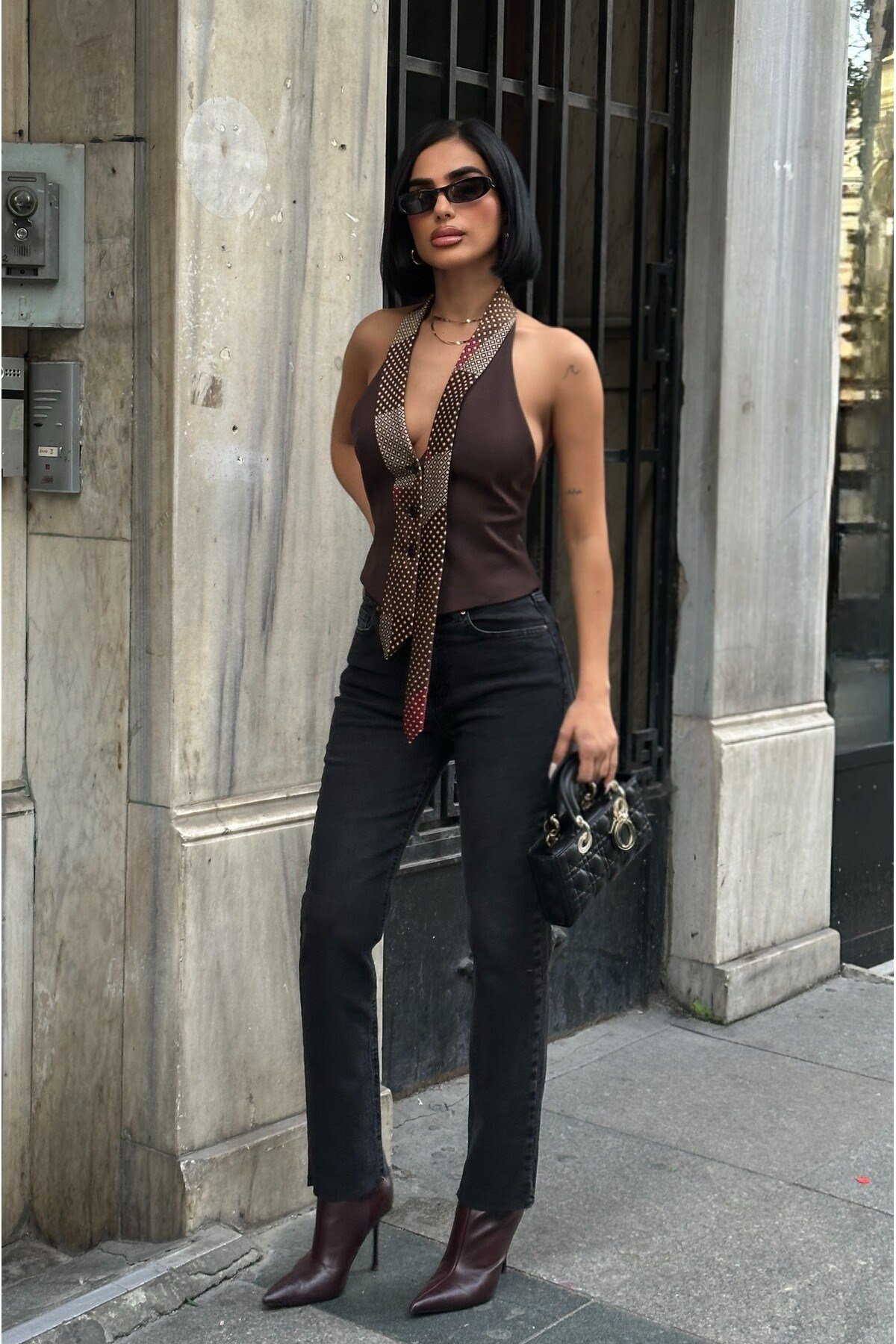 Kadın Jean Yüksek Bel Boyfit Likralı Esnek Kot Pantolon