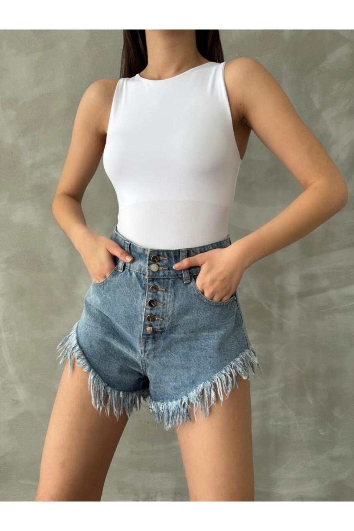 Kadın Sıfır Kollu Bodysuit