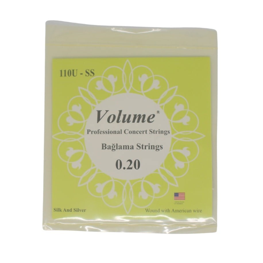 Volume 0.20 Uzun Sap Boncuksuz Bağlama Teli (İPEK BAMLI)