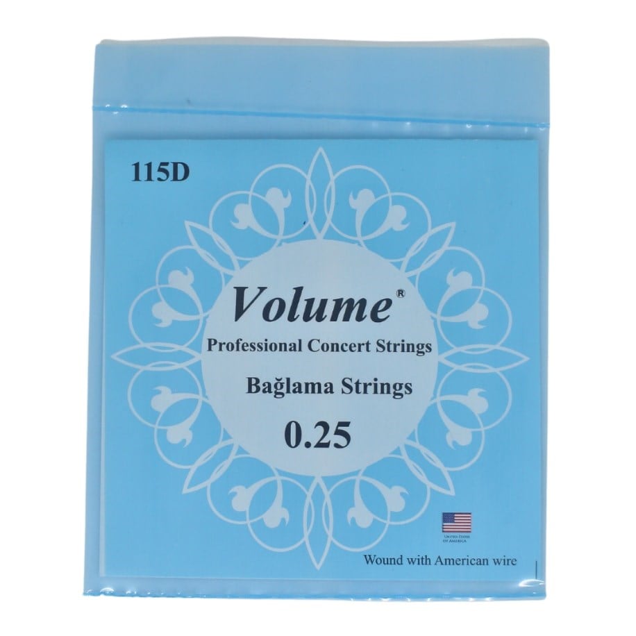 Volume 0.25 Divan Uzun Sap Boncuksuz Bağlama Teli