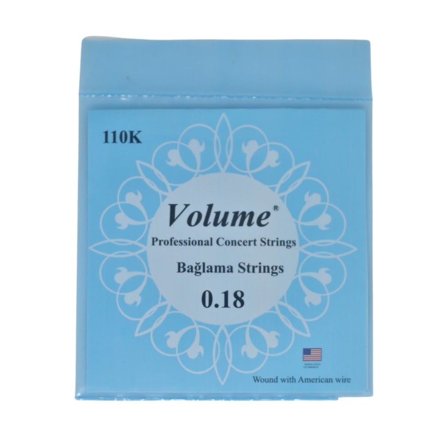 Volume 0.18 Kısa Sap Boncuksuz Bağlama Teli