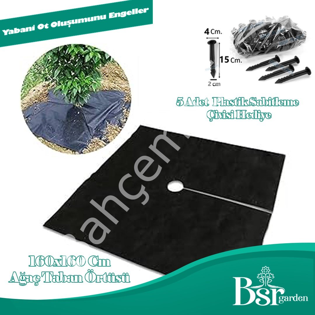 Ağaç Taban Örtüsü 160x160 10 Adet Bsr Garden