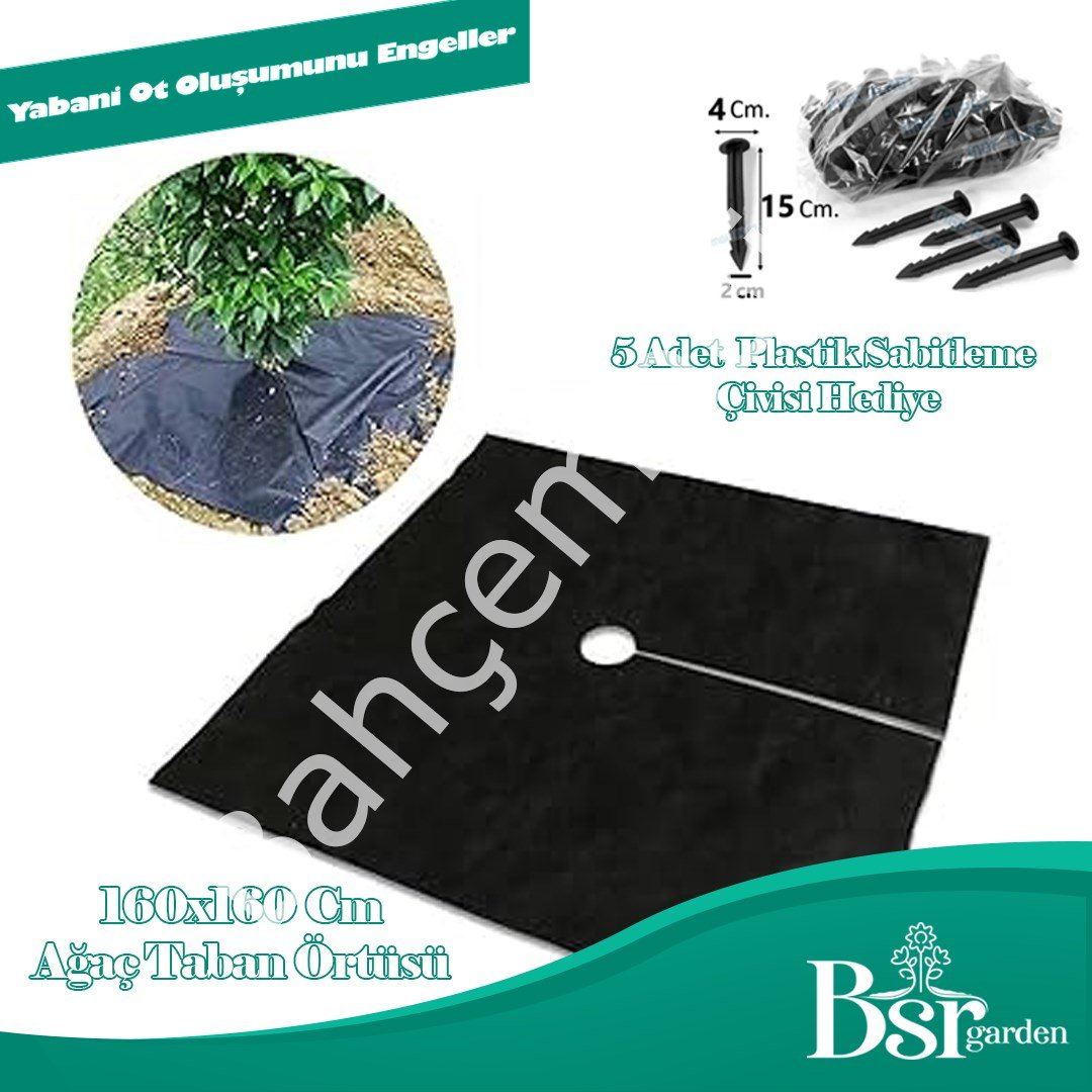 Ağaç Taban Örtüsü 160x160 50 Adet Bsr Garden