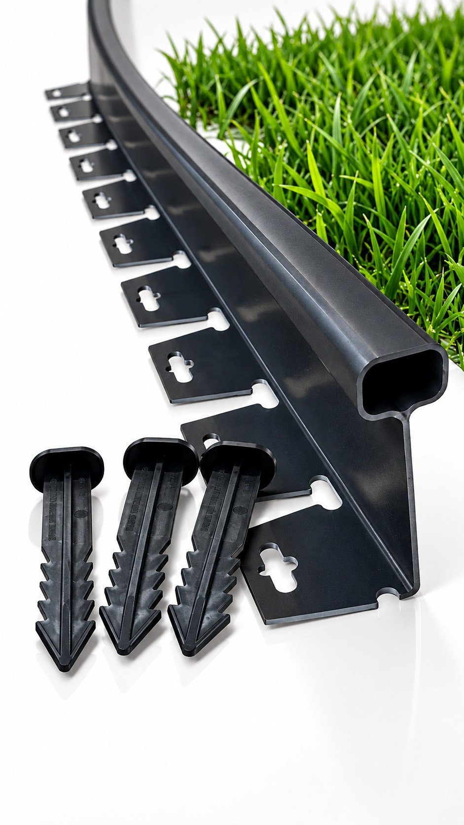 Çim Sınırlayıcı Düz 2.5 METRE Siyah-Çim Ayırıcı