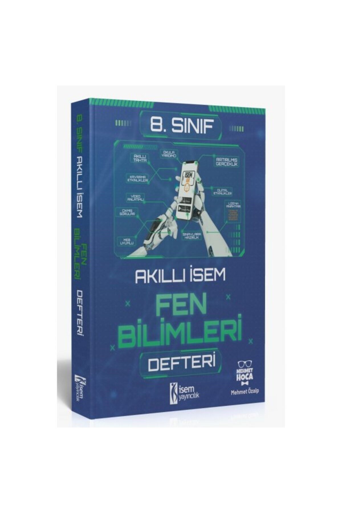 2025 Akıllı İsem 8.Sınıf Fen Bilimleri Defteri Ayraç Hediyeli