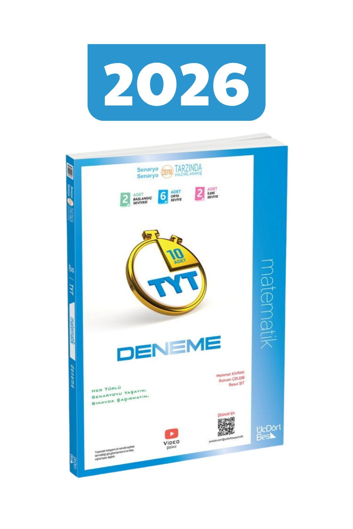 2026 345 TYT 10'lu Matematik Deneme - GÜNCEL BASKI