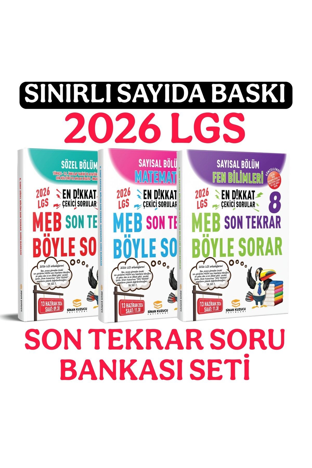 2026 LGS SON TEKRAR SÖZEL + SAYISAL BÖLÜM SORU BANKASI SETİ