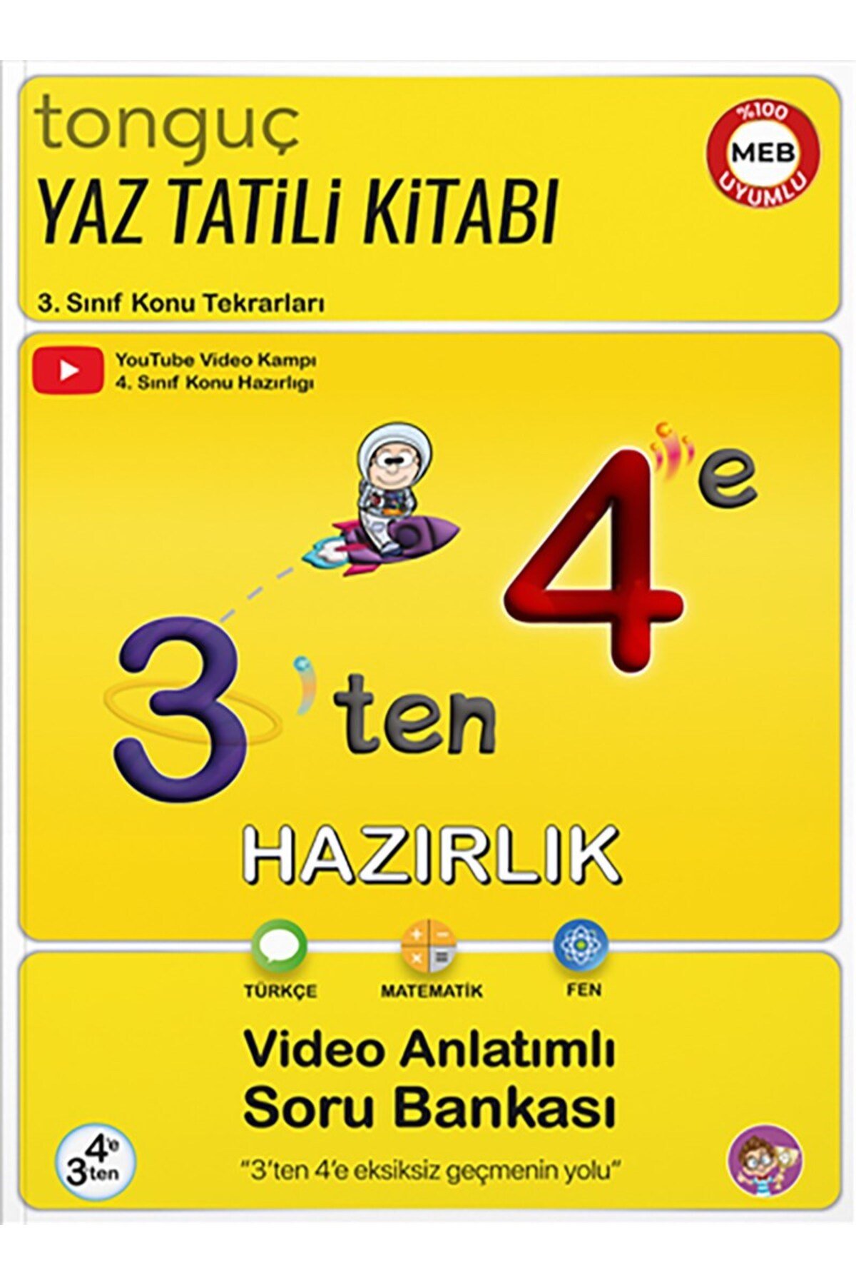 3 Ten 4 E Hazırlık Yaz Tatil Kitabı