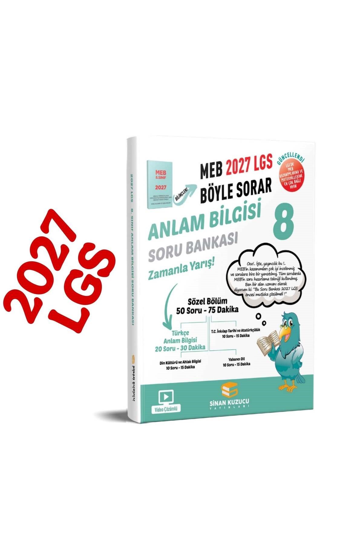 8. Sınıf 2027 Lgs Meb Böyle Sorar ANLAM BİLGİSİ Soru Bankası Video Çözümlü