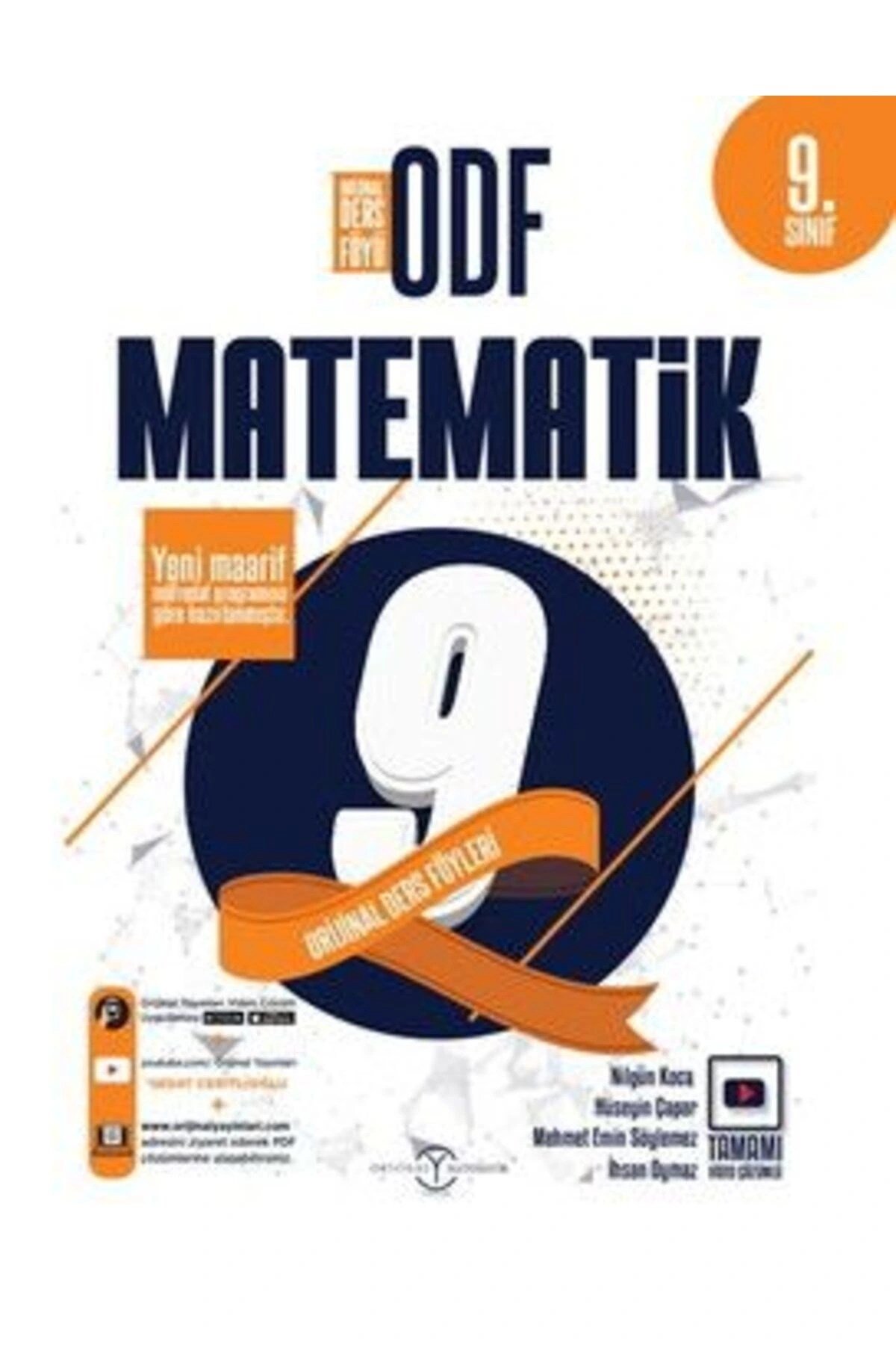 9. Sınıf Matematik ODF Orijinal Ders Föyleri