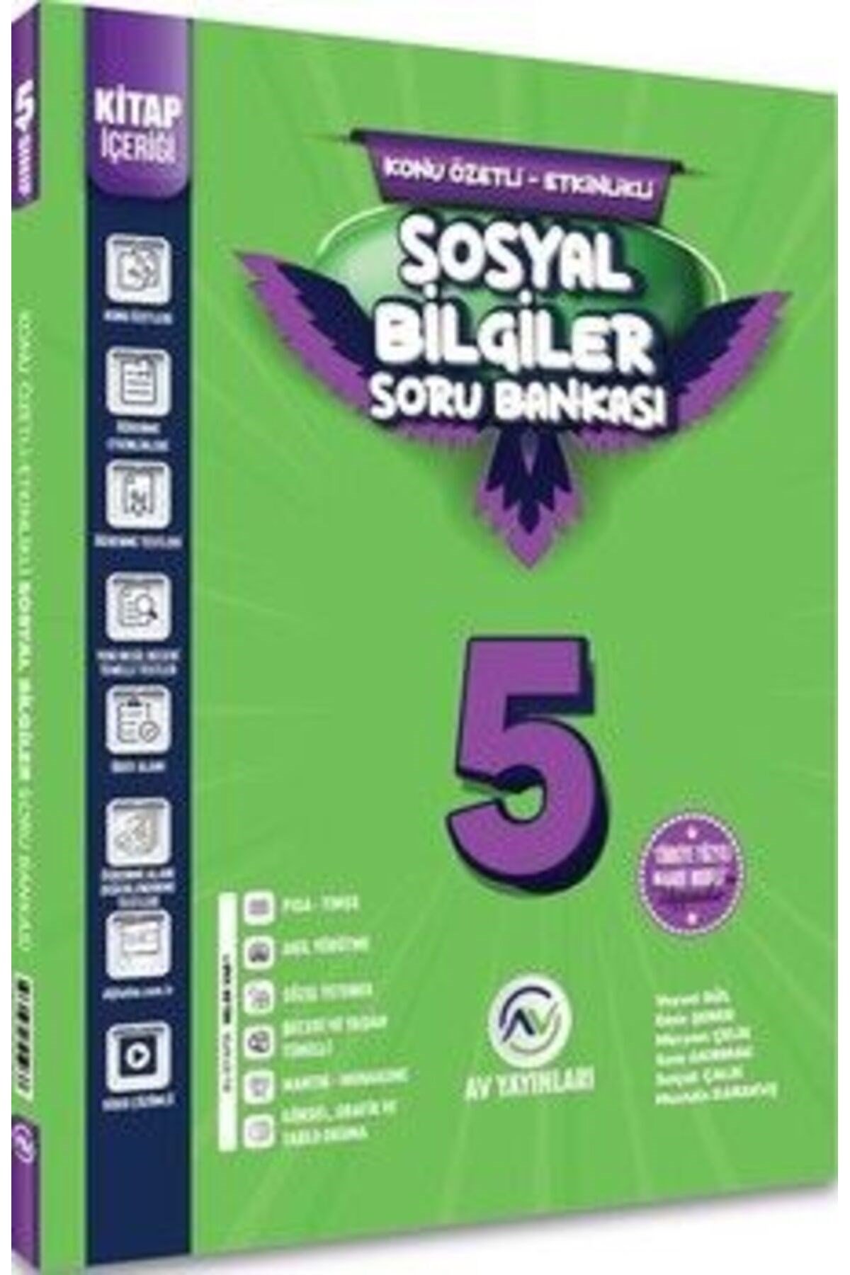 Av Yayınları 5. Sınıf Sosyal Bilgiler Kazanım Etkinlikli Soru Bankası