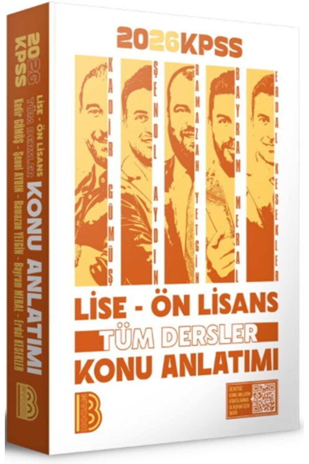 Benim Hocam 2026 KPSS Lise Ön Lisans Tüm Dersler Konu Anlatımı