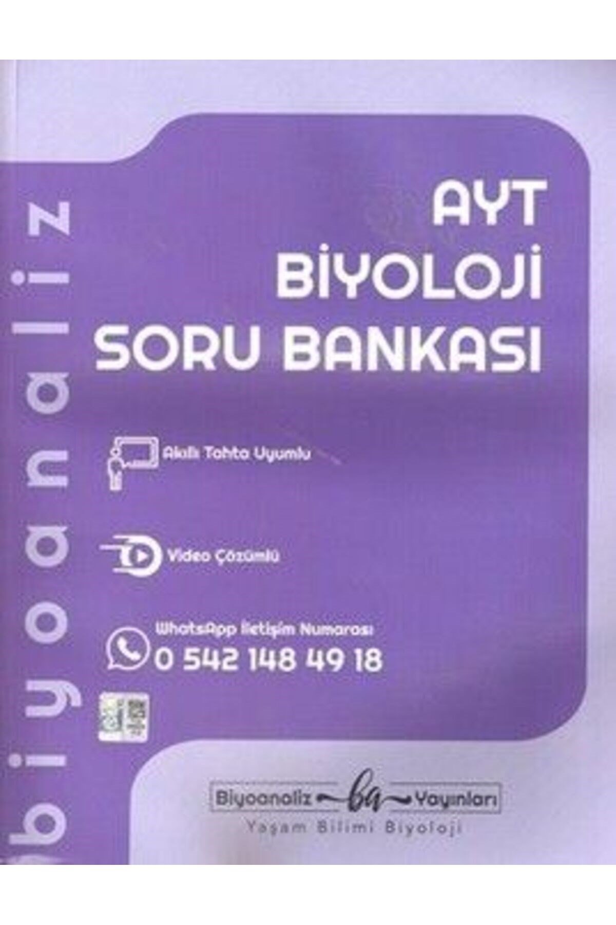 Biyoanaliz Yayınları AYT Biyoloji Soru Bankası