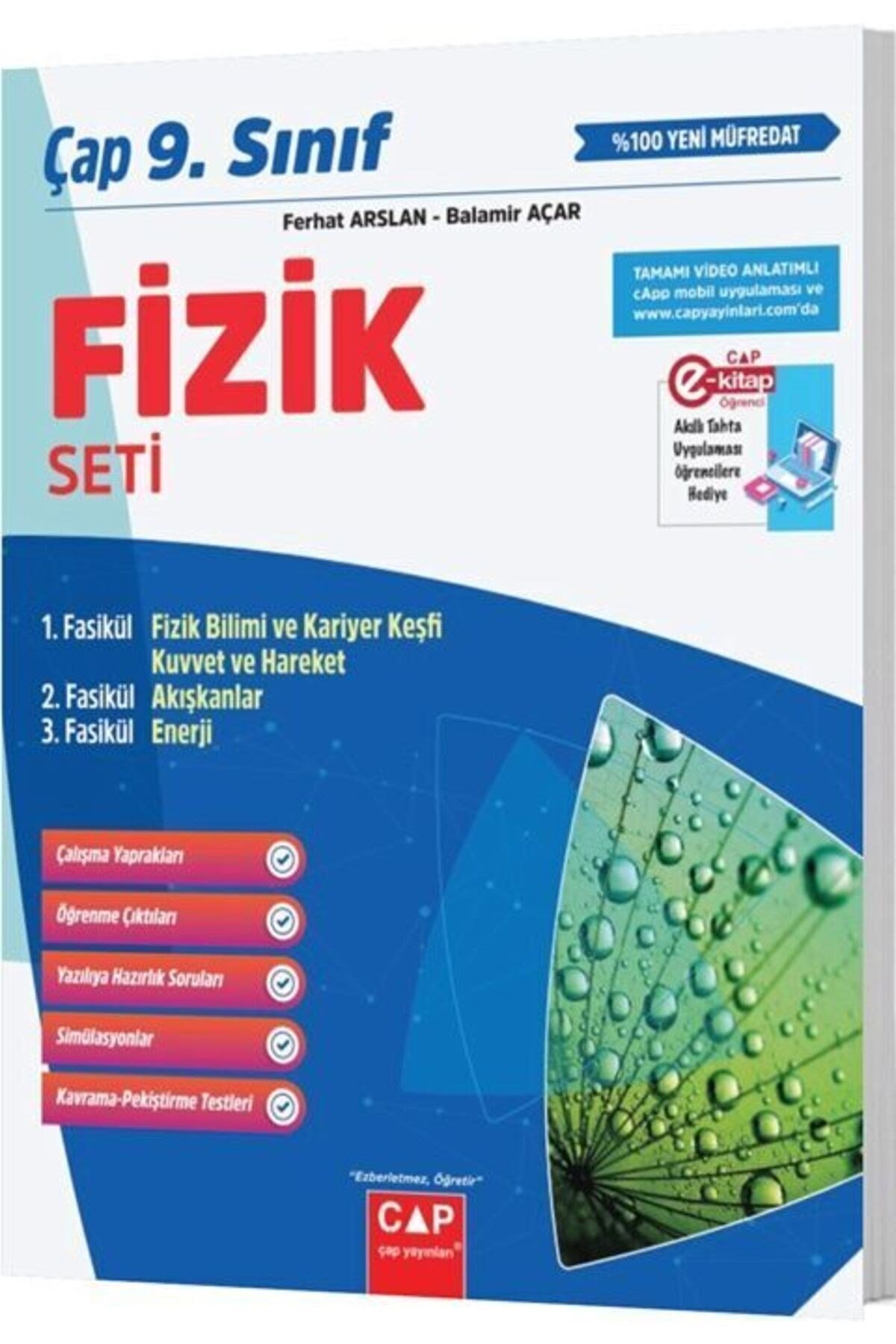 Çap 9. Sınıf Anadolu Fizik Fasikül Seti Balamir Açar Ferhat Arslan 2026