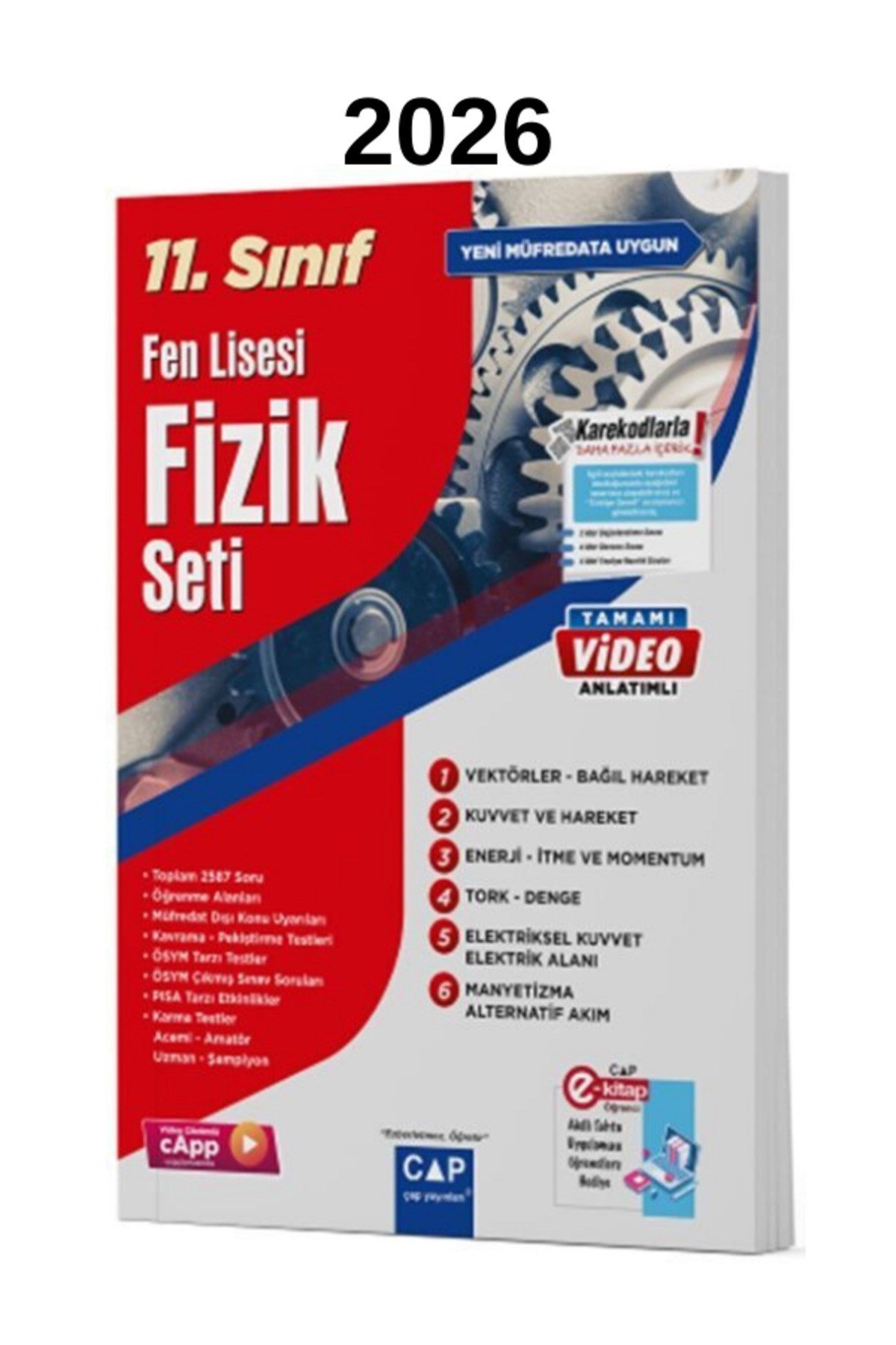 Çap Plus 11. Sınıf Fen Lisesi Fizik Fasikül Konu Anlatımlı Seti