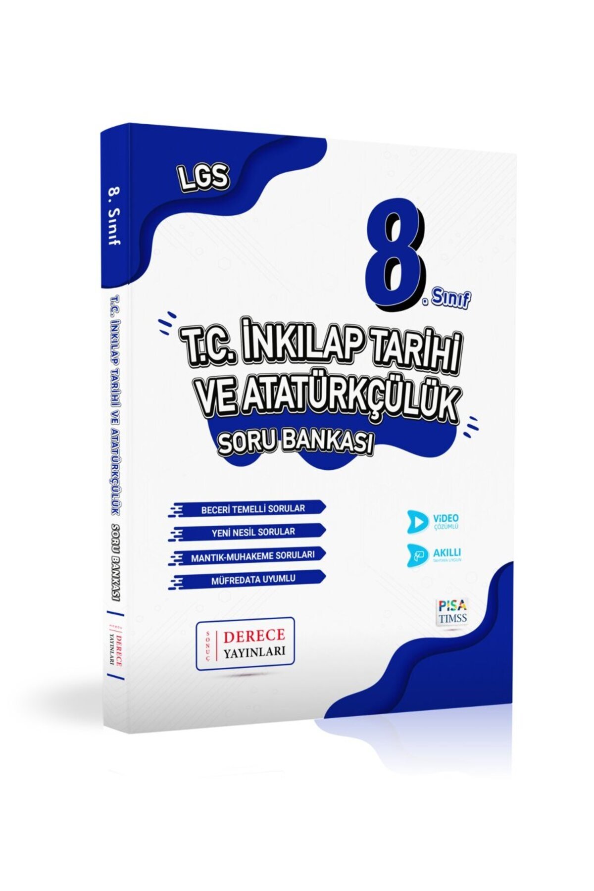 Derece Yayınları 8. Sınıf LGS İnkılap Tarihi ve Atatürkçülük Soru Bankası