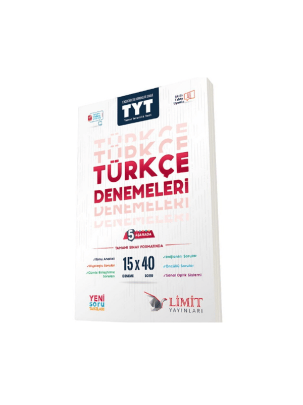 Limit Yks Tyt Türkçe 15x40 Denemeleri