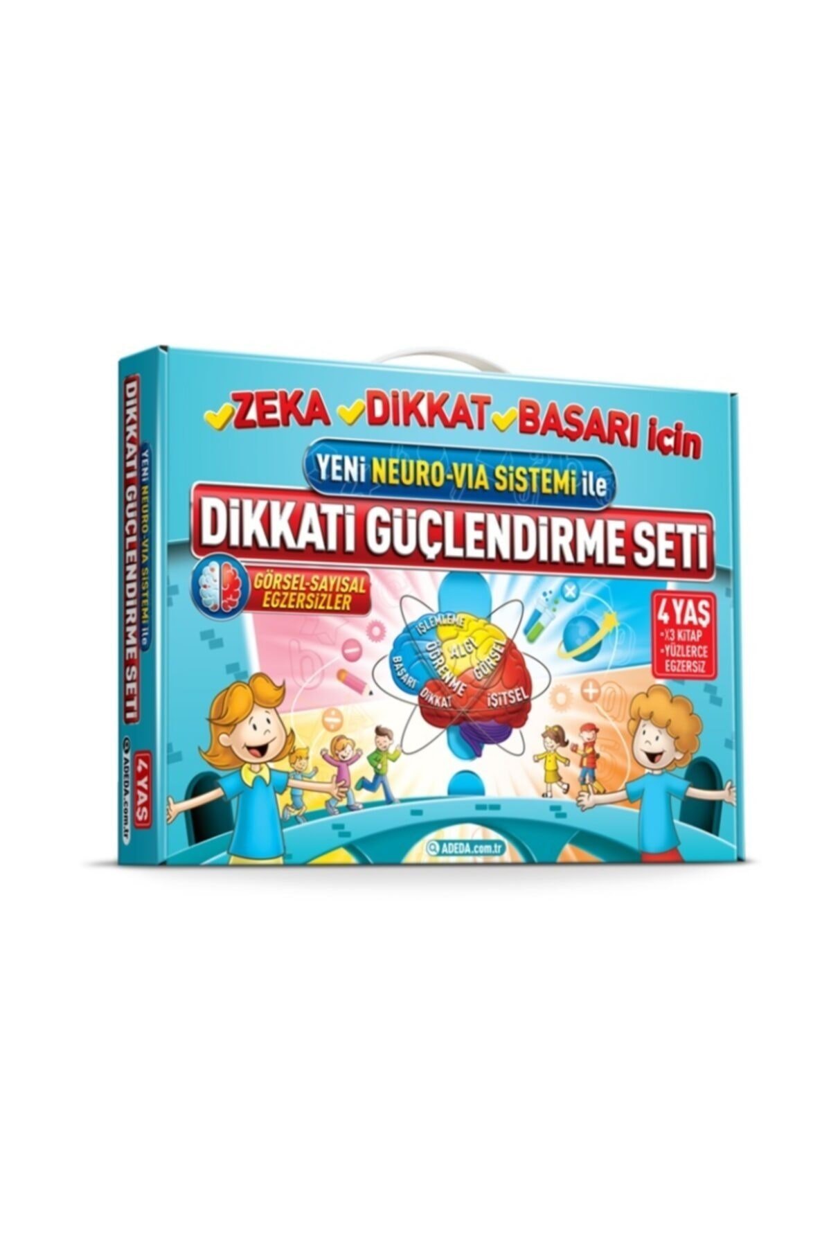 Neuro Via Sistemi Dikkat Güçlendirme Seti 4 Yaş Neuro Via Sistemi Ile Hazırlanmış Adeda