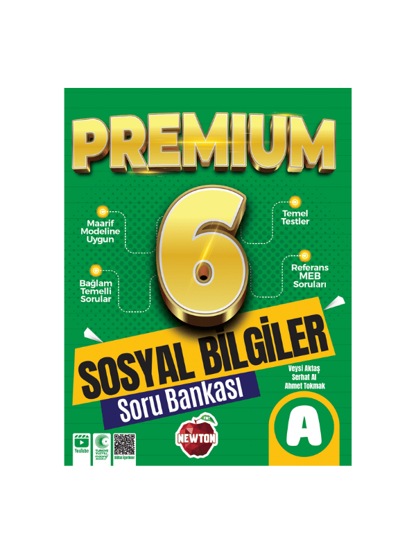 NEWTON 6. Sınıf Premium A Sosyal Bilgiler Soru Bankası