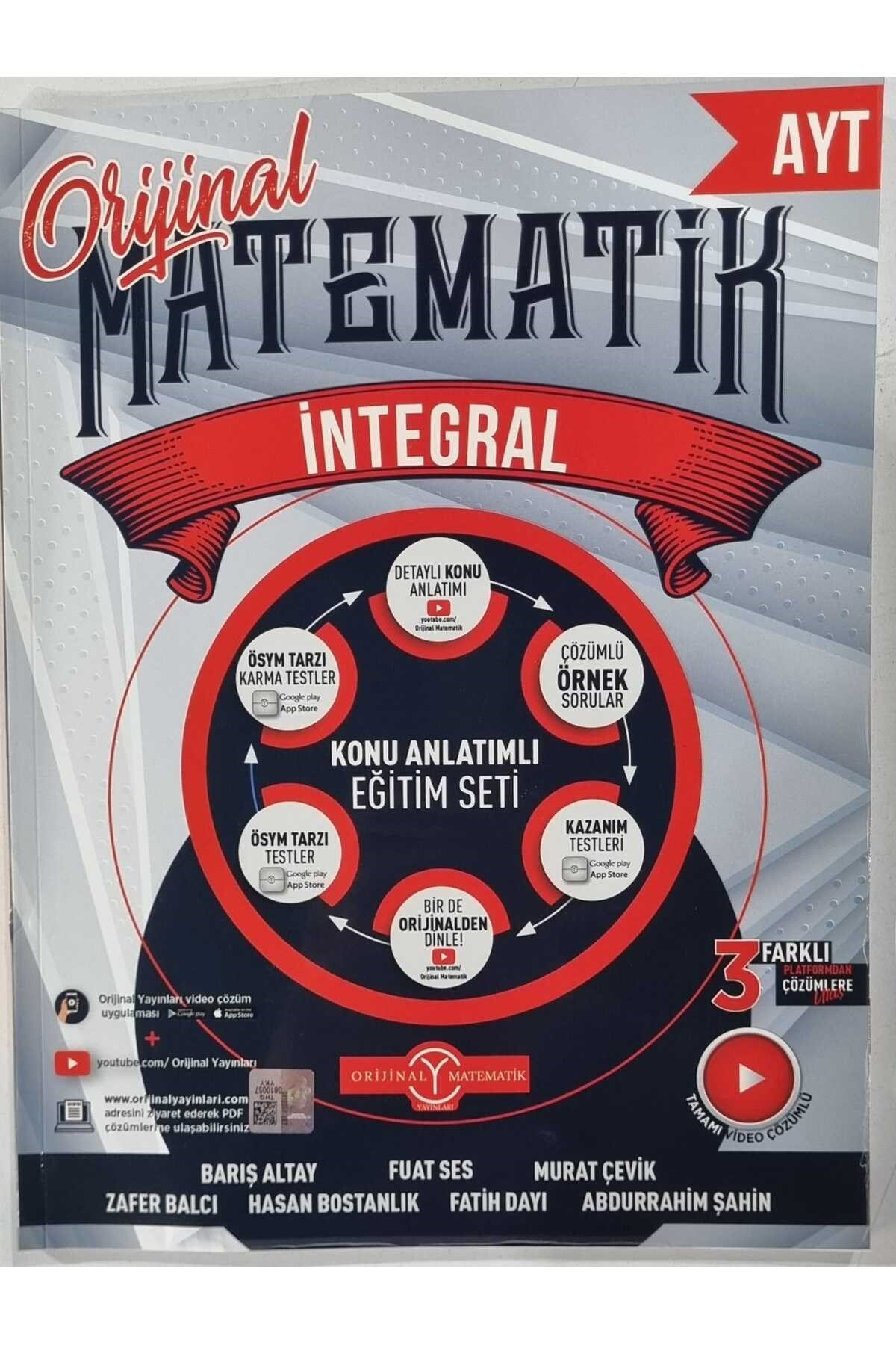 Orijinal AYT İntegral Konu Anlatımı Fasikülü