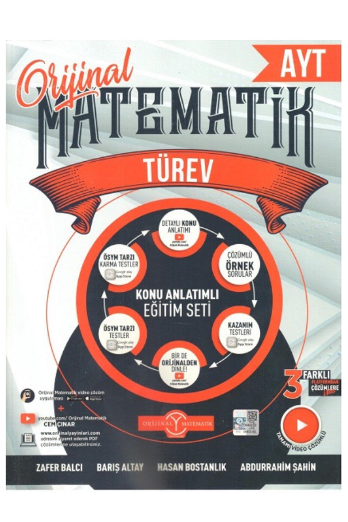 Orijinal AYT Matematik Türev Konu Anlatımlı Fasikülü Orijinal Yayınları