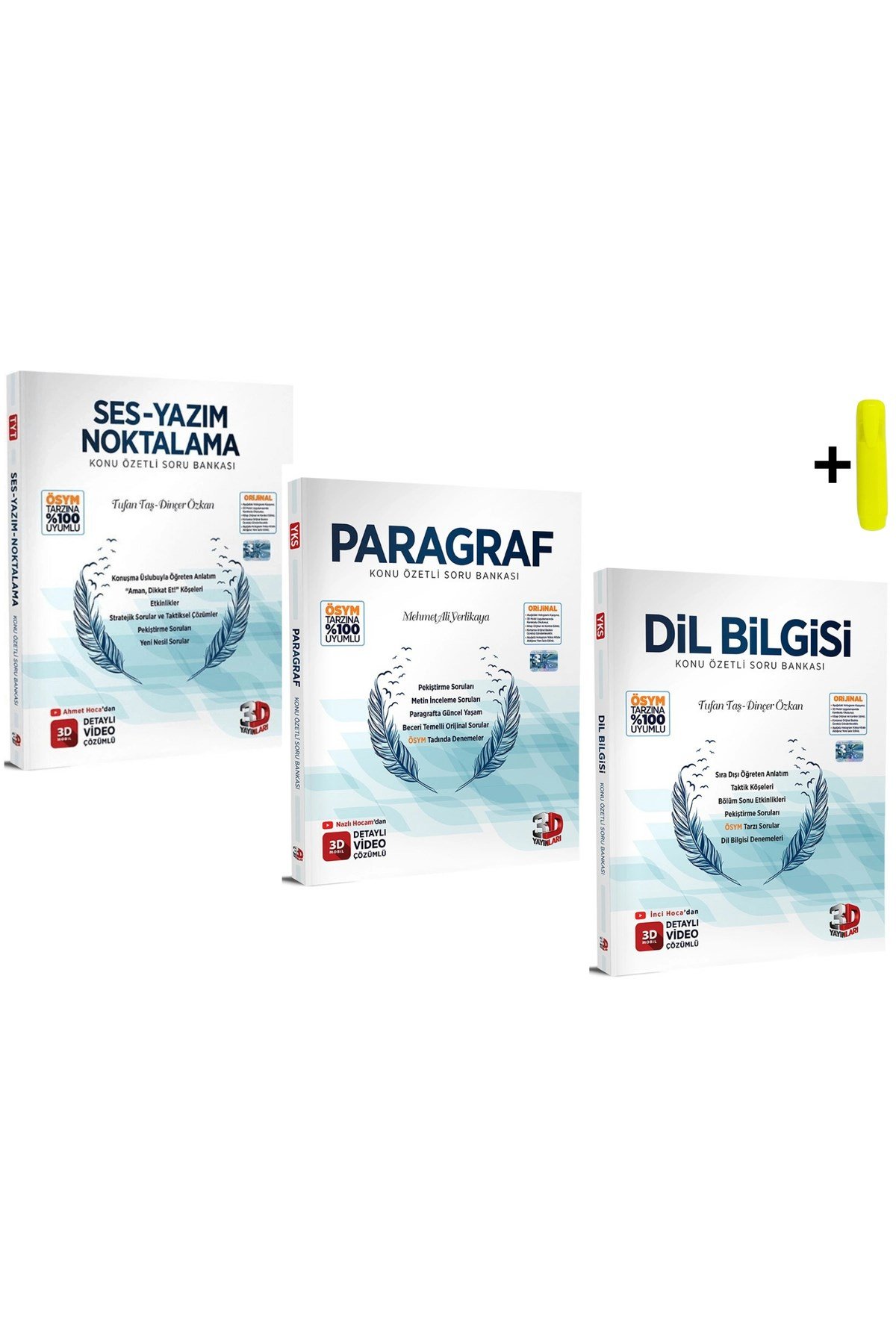 Paragraf Dil Bilgisi Ses-Yazım Noktalama Konu Özetli Soru Bankası Seti