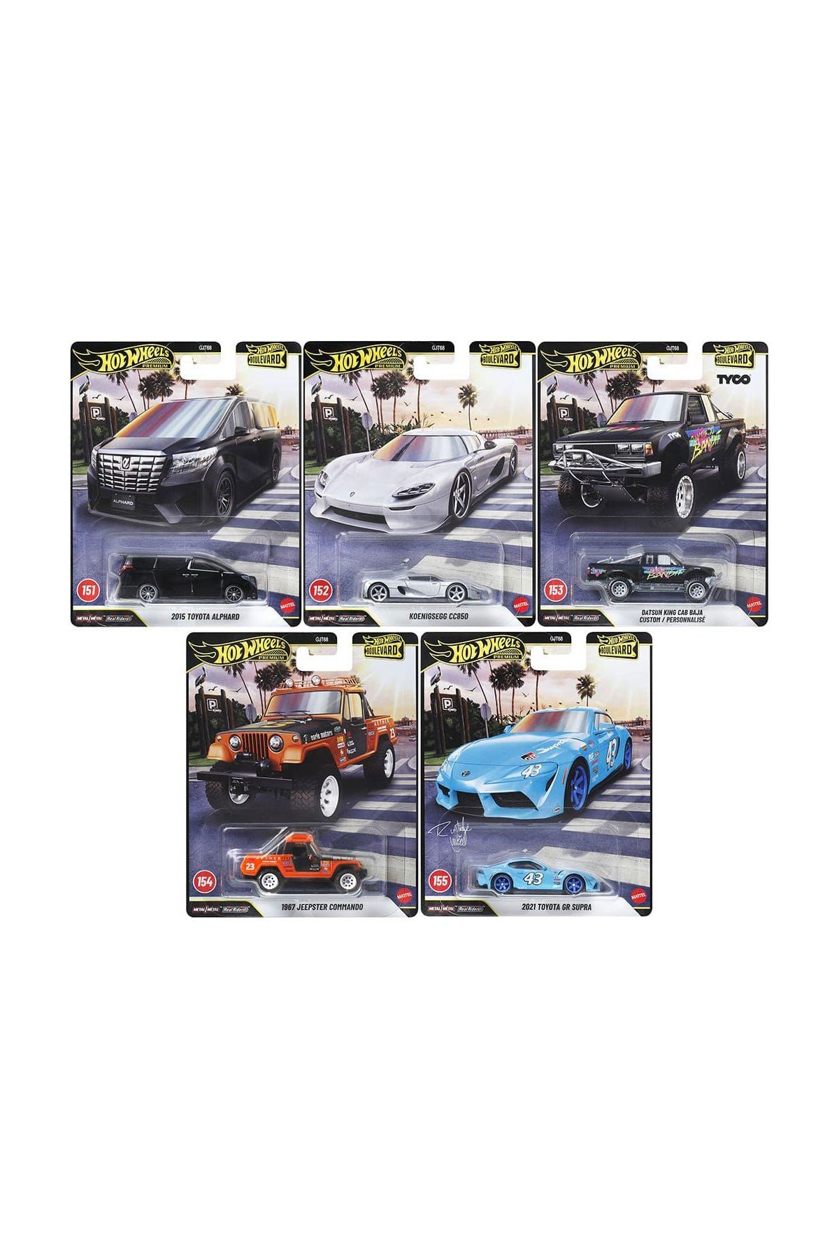 Premium Boulevard GJT68-978H 5'li Set