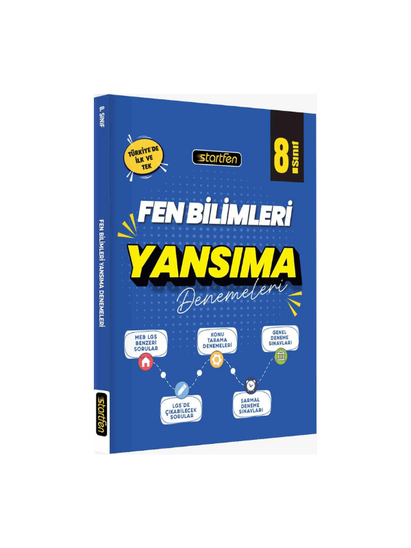 Starfen Yayınları 8. Sınıf Fen Bilimleri Yansıma Denemeleri