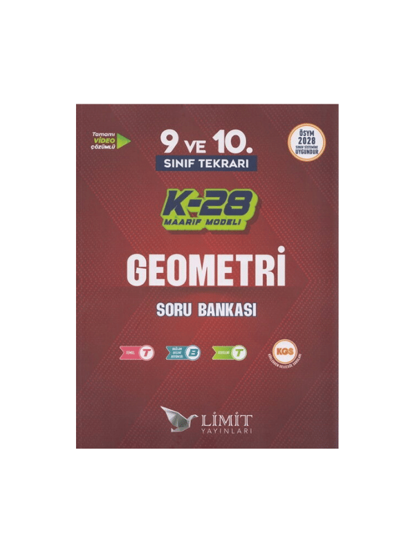 TYT GEOMETRİ SORU BANKASI 9. VE 10.SINIF TEKRARI K-28 MAARİF MODELİ