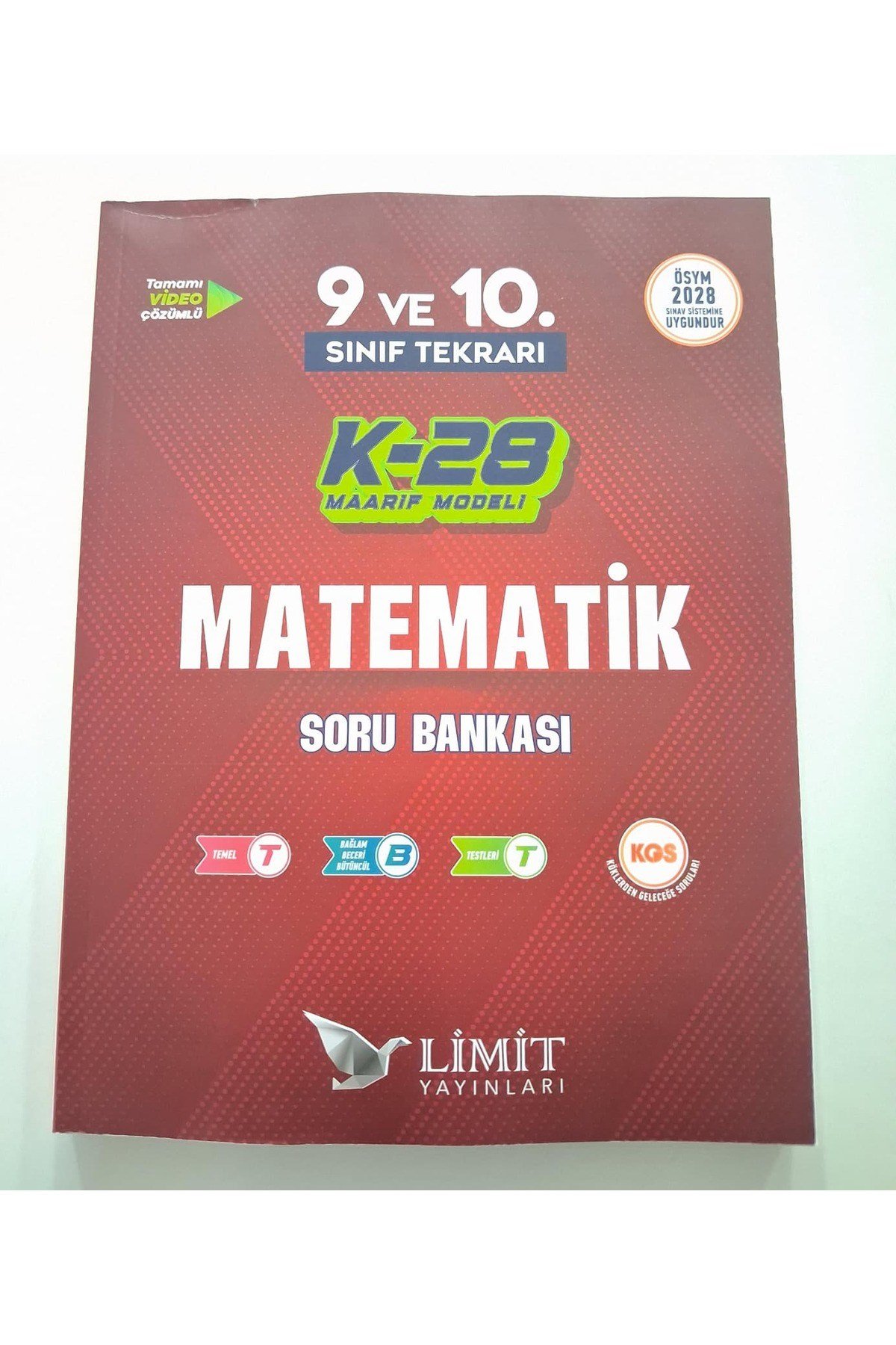 TYT MATEMATİK SORU BANKASI 9. VE 10.SINIF TEKRARI K-28 MAARİF MODELİ LİMİT YAYAINLARI