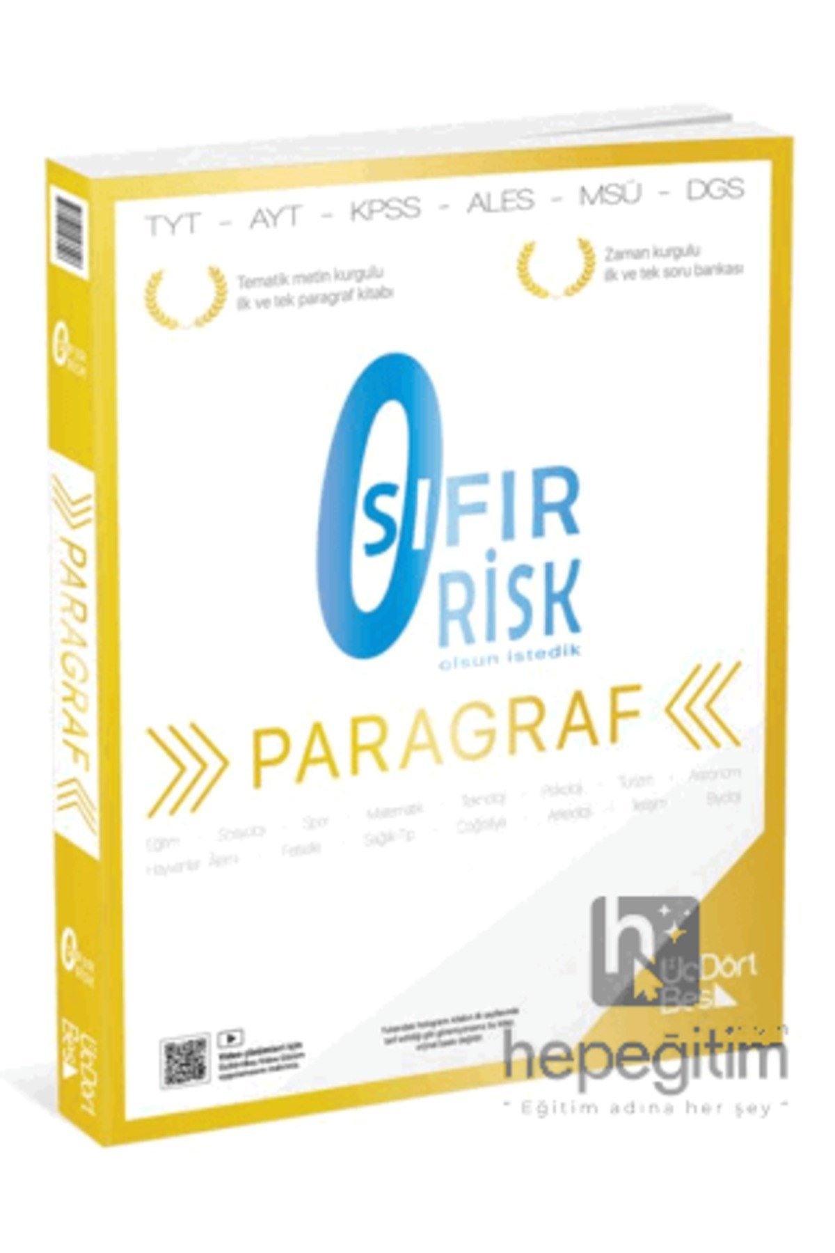 TYT Paragraf Sıfır Risk Soru Bankası Video Çözümlü
