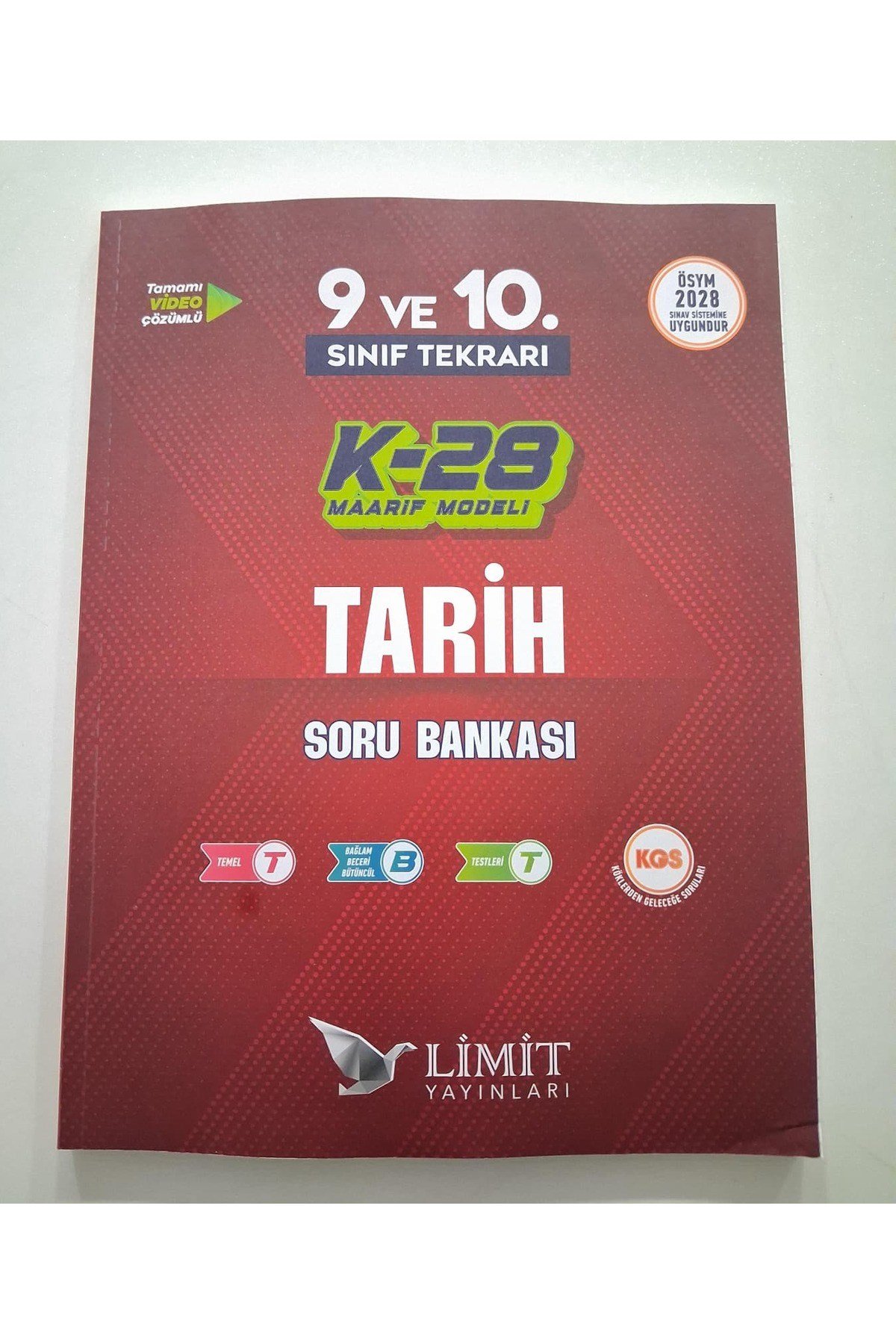 TYT TARİH SORU BANKASI 9. VE 10.SINIF TEKRARI K-28 MAARİF MODEL