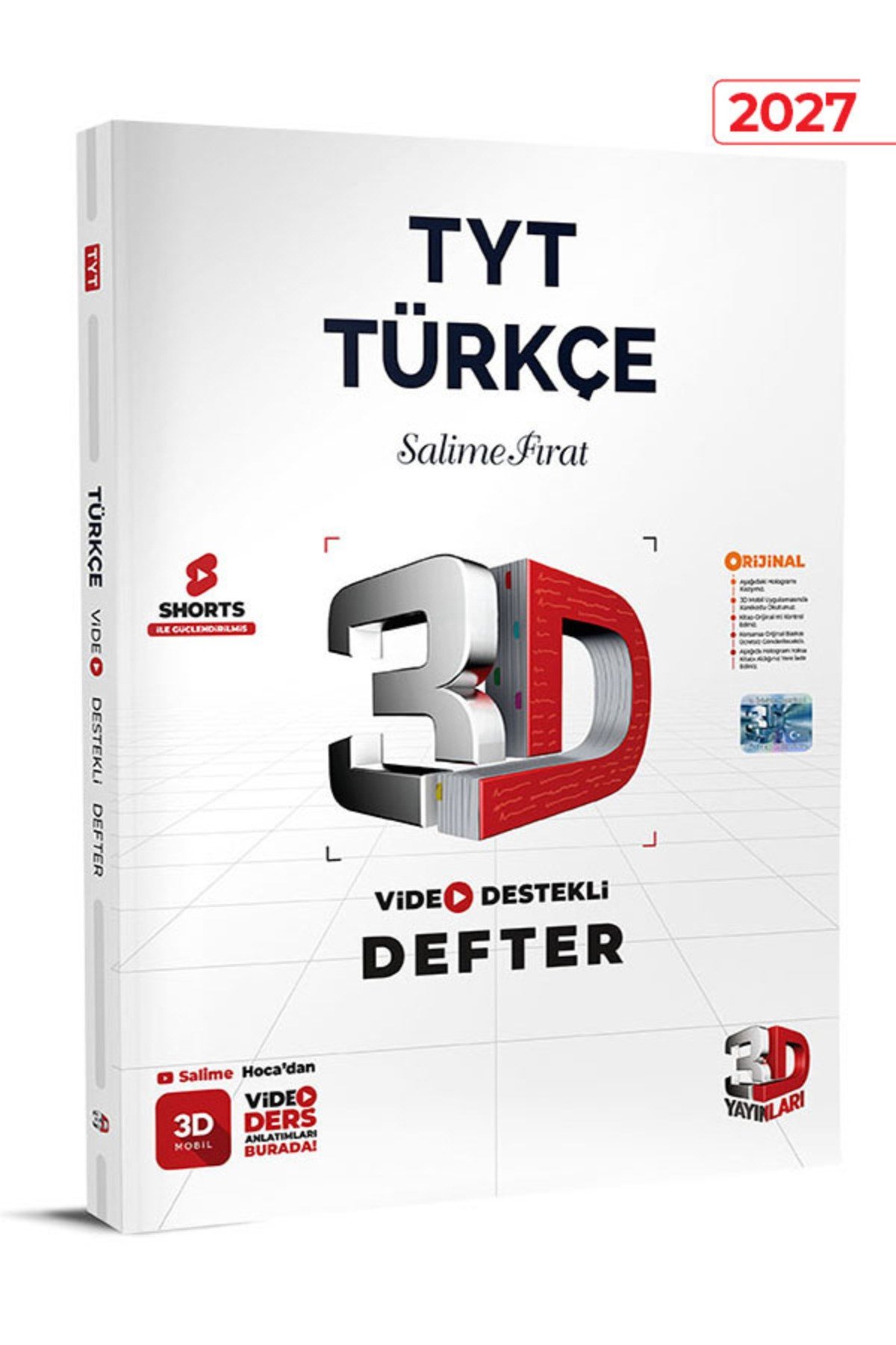 TYT Türkçe Defter Video Destekli