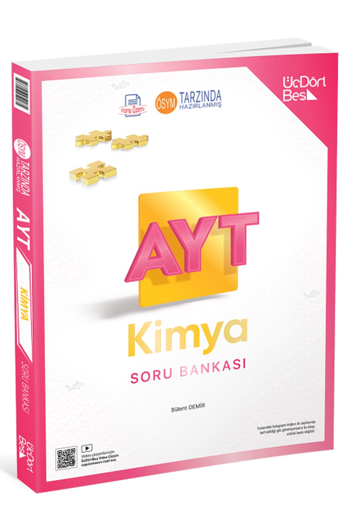 Üç Dört Beş 2026 Baskı YKS AYT Kimya Soru Bankası Çözümlü