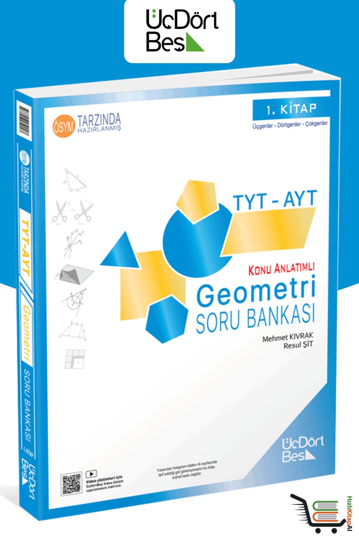 Üç Dört Beş 345 Tyt Ayt Geometri Soru Bankası 2026