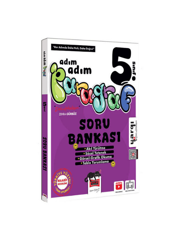 Yargı Ders Arkadaşım 5.Sınıf Adım Adım Paragraf Soru Bankası