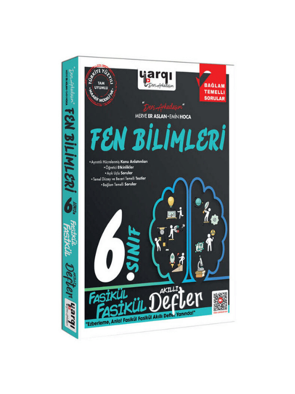 Yargı Ders Arkadaşım 6.Sınıf Fen Bilimleri Fasikül Fasikül Akıllı Defter