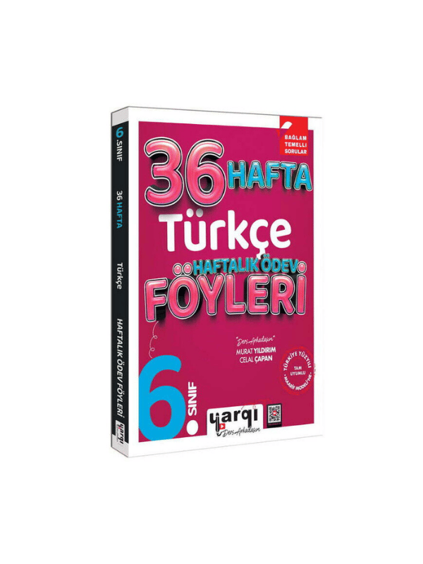 Yargı Ders Arkadaşım 6.Sınıf Türkçe 36 Haftalık Ödev Föyleri