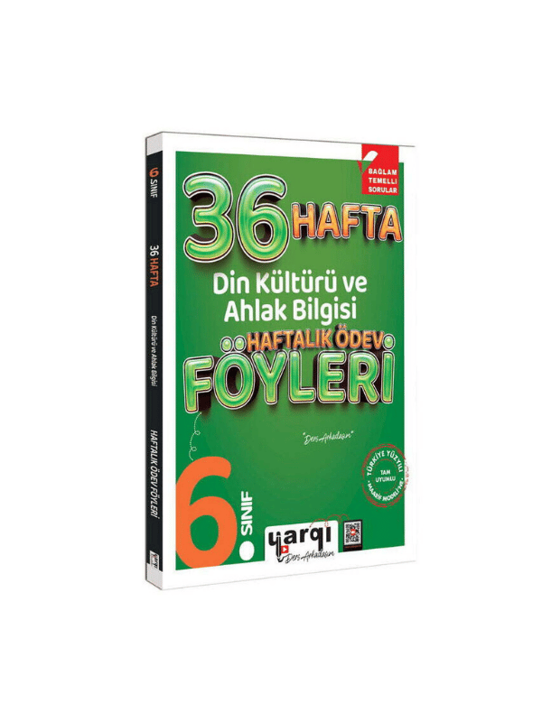 Yargı Ders Arkadaşım 6.Sınıf Din Kültürü ve Ahlak Bilgisi 36 Haftalık Ödev Föyleri