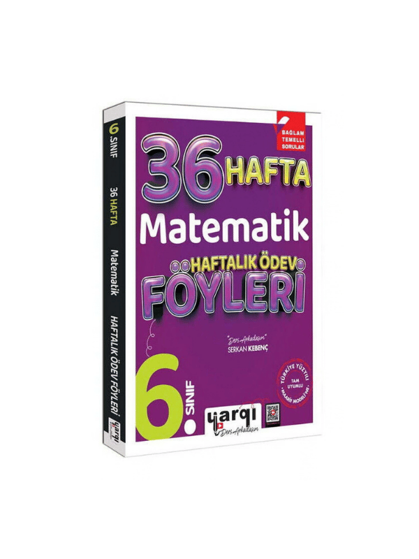 Yargı Ders Arkadaşım 6.Sınıf Matematik 36 Haftalık Ödev Föyleri