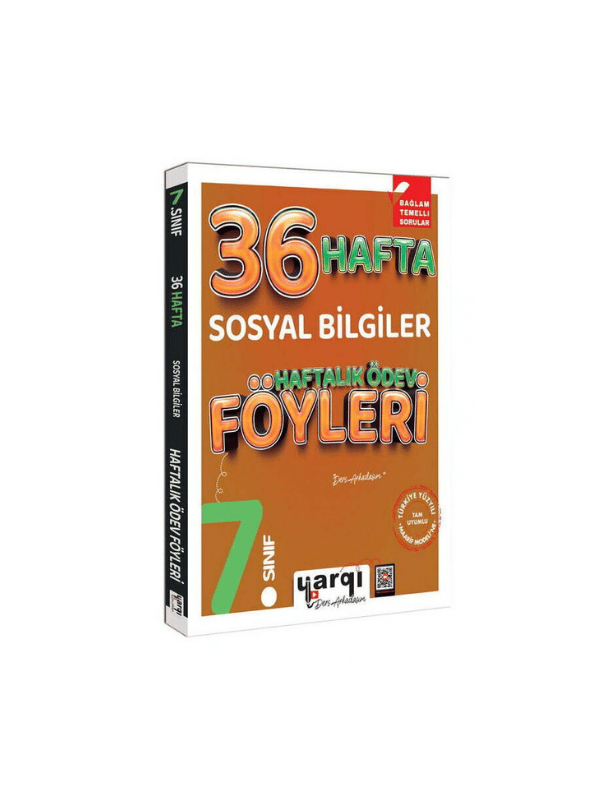 Yargı Ders Arkadaşım 7.Sınıf Sosyal Bilgiler 36 Haftalık Ödev Föyleri
