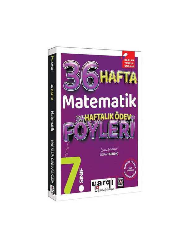 Yargı Ders Arkadaşım 7.Sınıf Matematik 36 Haftalık Ödev Föyleri