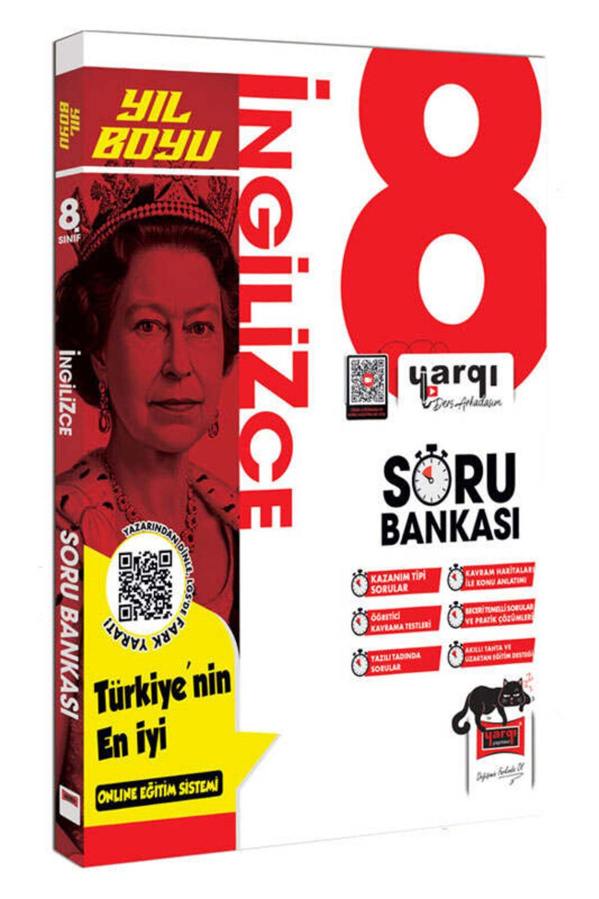 Yargı Ders Arkadaşım 8.Sınıf LGS İngilizce Yıl Boyu Soru Bankası