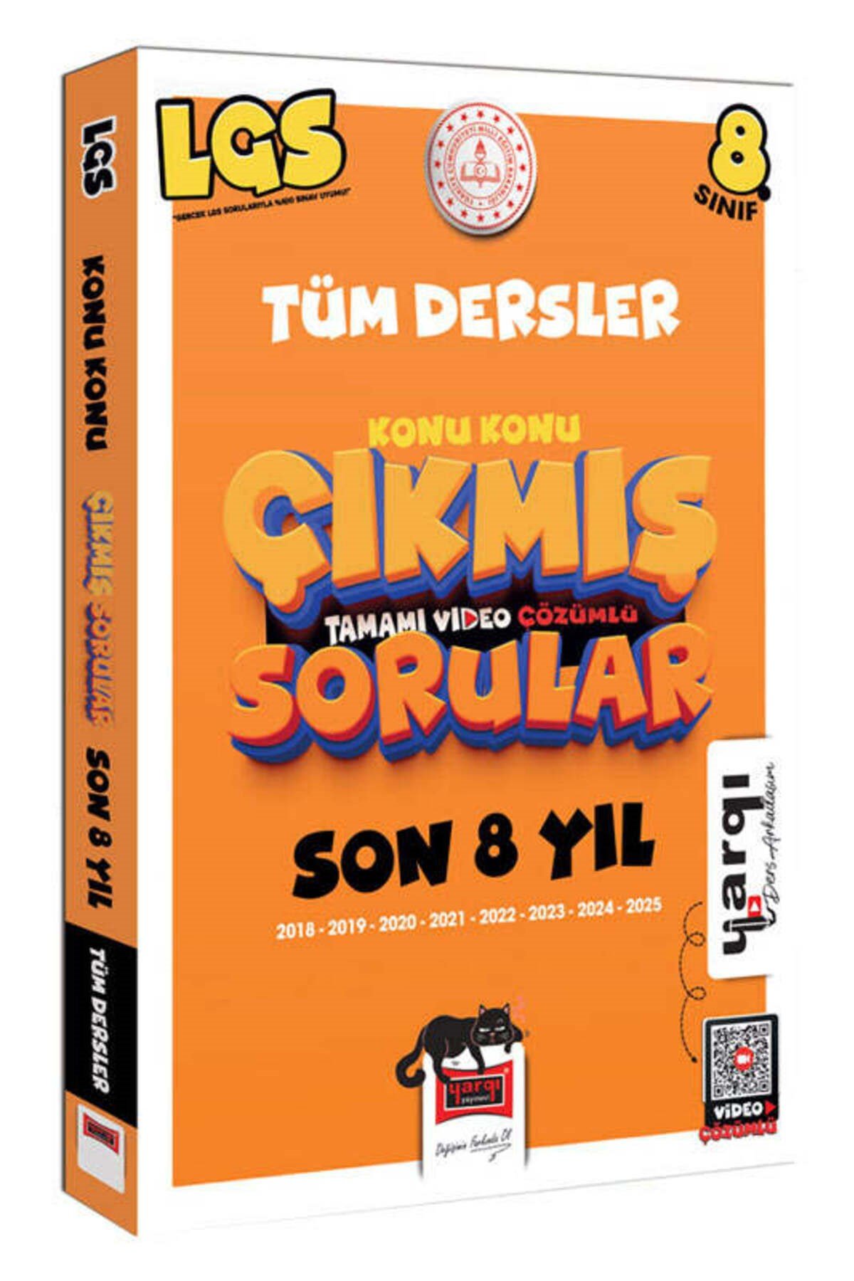 Yargı Ders Arkadaşım 8.Sınıf LGS 2018-2025 Tüm Dersler Konu Konu Son 8 Yıl Çıkmış Sorular