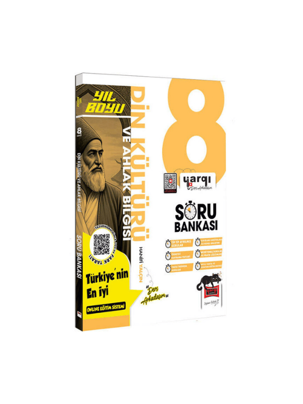 Yargı Ders Arkadaşım 8.Sınıf LGS Din Kültürü ve Ahlak Bilgisi Yıl Boyu Soru Bankası