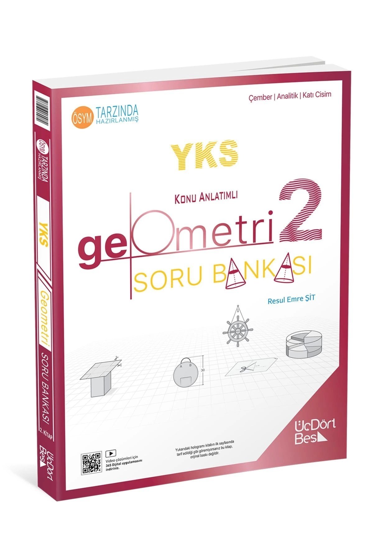 YKS Geometri Konu Anlatımlı Soru Bankası 2. Kitap ÜÇDÖRTBEŞ